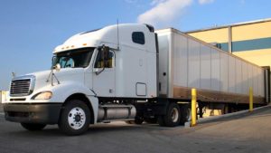Evans Transportation Case Study - White Truck Loading