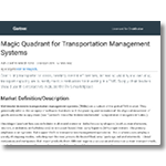 Gartner Magic Quadrant - TMS Software Selection Package