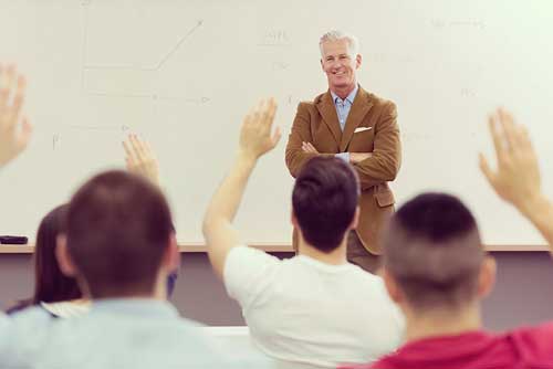 MercuryGate University - Course Curriculum - Students With Raised Hands