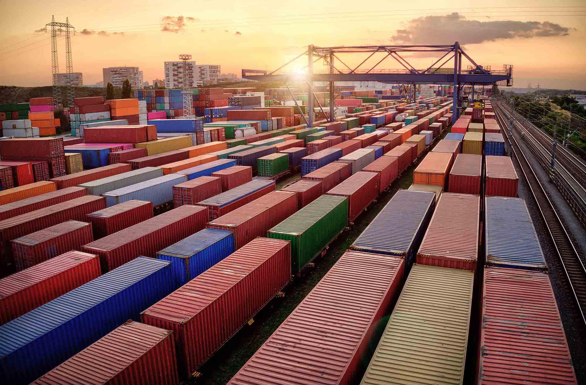 Shipping Containers Train TMS