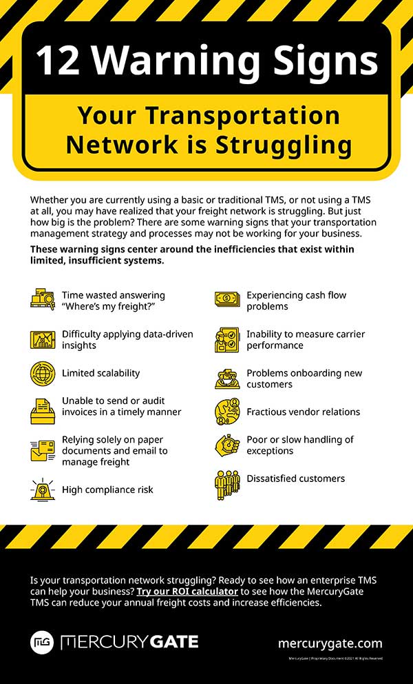 12 Warning Signs Your Transportation Network Is Struggling
