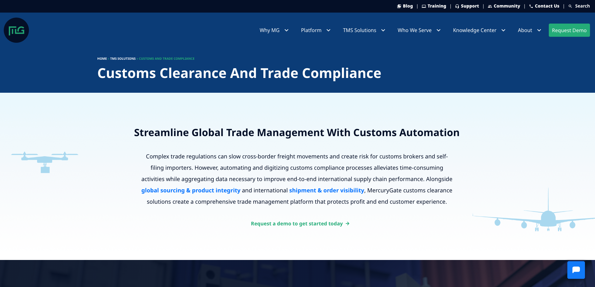 Customs Clearance And Trade Compliance MercuryGate